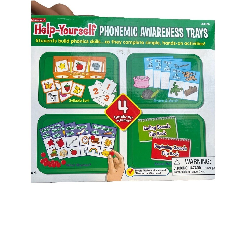 Lakeshore Learning Help-Yourself phonemic Awareness Learning Trays Compl…